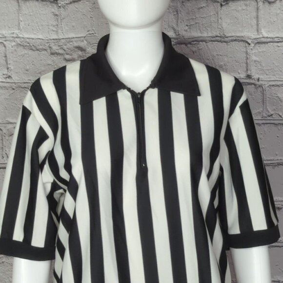 Cliff Keen Athletic Referee / Beetlejuice Polo, Men's Large - Picture 1 of 11